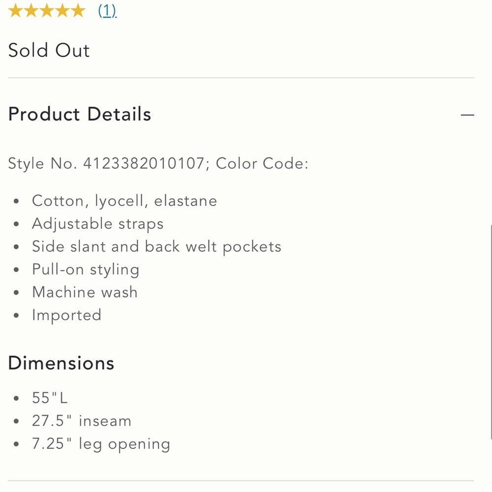 NWT Anthropologie Jumpsuit Overalls - Picture 10 of 10